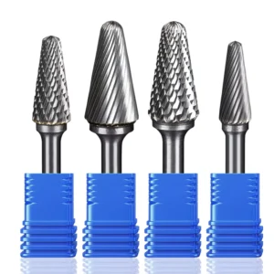 Wear Resistant L Type Alloy Burr Rotary Cutter Files CNC Tungsten Burr Cutters for Weld Burr Cleaning