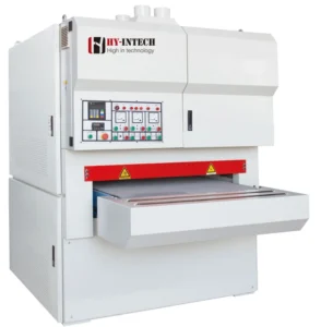 Wide Belt Wood Sanding Machine R R P1300 Wide Belt Sander with Three Rollers Woodworking Machine