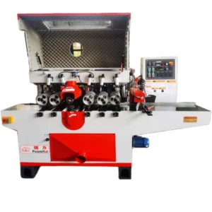 Wide Format Double Shaft Multi blade Rip Saw Twin Spindle Multi Rip Sawing Machine for 100mm Thick Square Wood