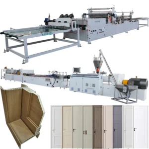 Wide Indoor Waterproof Composite Ecological Wood Plastic Door Manufacturing Machine Factory