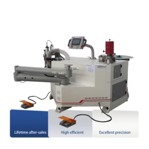 Wood ABS Auto Curved Line Edge Bander Semi Automatic Edge Banding Machine Curve and Straight With Trimmer
