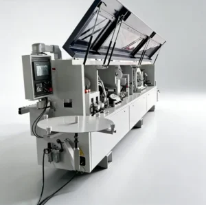 Wood Based Panel Edge Bander Machine for Gluing Scraping Pre Milling Buffing Applications with Motor Core Components