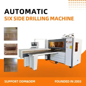 Wood Boring Machine Six 6 Sides CNC Drilling Machine 5 Side Boring Hole Drill Machine for Cabinets Furniture Kitchen