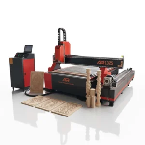 Wood CNC Router 4 Axis With Rotary Axis 3D Engraving Machine for Round Square Wood Column Acrylic Cutting Milling AR1325