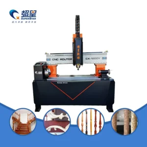 Wood Carving CNC Router 4 Axis Router Cylinder Factory CNC Machine 4 Axis Rotary CNC Wood Router