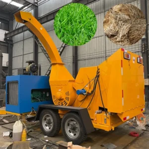 Wood Chip Crusher Farm Branch Cutting Cutter High Capacity Wood Crusher Log Grinding Chipper