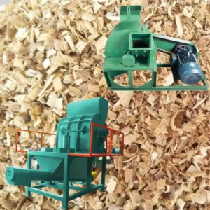 Wood Chipper Machine Big Wood Crusher Machine Wood Hammer Mill Leaves Branches Sawdust Knife Coarse Adjustable Crusher Big Logs