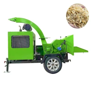 Wood Chipper Mobile Tree Branches Shredder for Tractor
