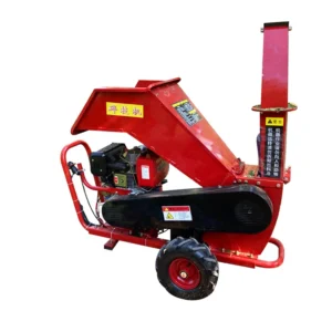 Wood Chipper Shredder Crusher Portable Hydraulic 1 Ton/H Capacity Electrically Started Diesel Engine