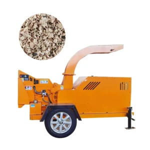 Wood Chipper Shredder for Processing Commercial Quantities of Tropical Plant Debris