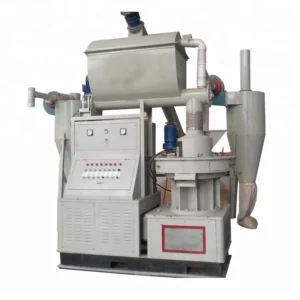 Wood Chips to Pellets Machine with Wood Pellet Cooking Stove