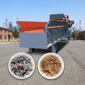 Wood Crusher Large Forest Blade Rotor Electric Drum Horizontal Feeding Conveyor Tree Branch Wood Chipper Machine