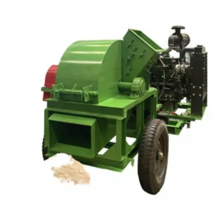 Wood Crusher Mobile Diesel Gasoline Garden Tree Branch Crusher Industrial Garden Wood Chipper