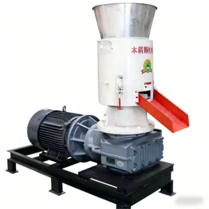 Wood Fuel Pellet Machine with Engine Pump & Motor High Output 100-1000kg/h Easy to Operate