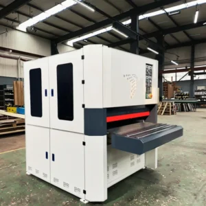 Wood Furniture Board Polishing Machine Automatic Wood Calibrating Planer Sanding Polishing Machine With Wide Belt