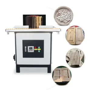Wood Manual Brush Sanding Machine MDF Polishing Machine Special shaped Stair Handrail Sanding Machine