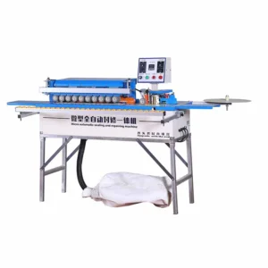 Wood Mini Automatic Edge Banding and Trimming Machine Built in Dust Collection Function