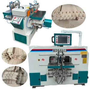 Wood Mortiser Tenoning Horizontal CNC Wooden Tenon Mortise Double End Tenoner Machine