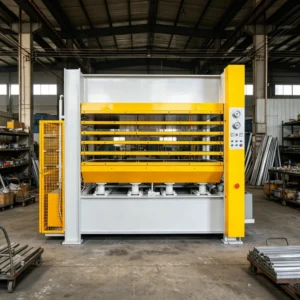 Wood PVC Honey Comb Panel Aluminum Composite Glued Press Multilayer Multi Daylight Hydraulic Hot Press Machine for Doors