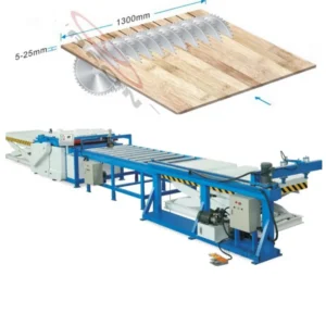 Wood Panel Multiple Blade Rip Ripping Saw Machine MDF Plywood PE Board Multi Cutting Rip Saw Line