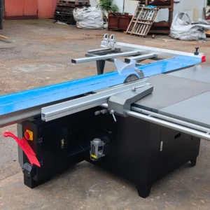 Wood Panel Saw Machine Black Machine Body MJ3200 Sliding Table Saw for Furniture Processing