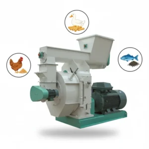 Wood Pellet Machine for Sawdust and Wood Chips Biomass Fuel Production Automatic Operation