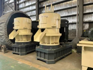 Wood Pellet Machine with Motor 380V 24KW High Output 1000 4000kg h