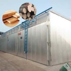 Wood Thermal Modification Treatment Dryer Equipment 18kw Electric Steam Hot Air Furnace Veneer Timber Board Drying Kiln Oven