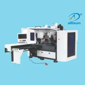 Woodworking CNC 6 Side Hole Drilling Boring Machine with PLC Motor Gear Components