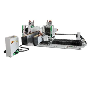 Woodworking CNC Automatic Double End Dovetail Tenoner Machine Engine Pump 37kw 4000kg