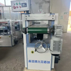 Woodworking Double Side Planer Machine Conveyor Belt High Speed Double Surface Thicknesser Wood Finishing Planer
