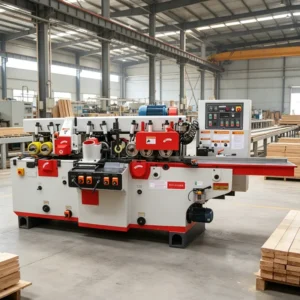Woodworking Four Side Thicknesser Planer Moulder Spiral Cutter Motor 25kW 180mm Max Planing Width for Solid Wood Processing