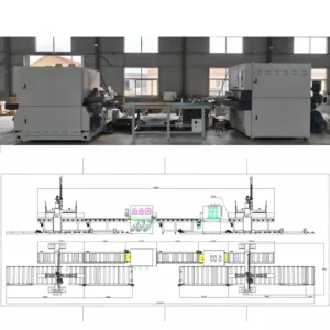 Woodworking Full-automatic Square Lumber Sanding Production Line TUSanding-300E Wide Belt Automatic Sanding Machine