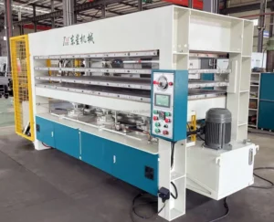 Woodworking Heat Press Machine Conduction Oil Induction Hydraulic Hot Pressing Machine for Wooden Door Production