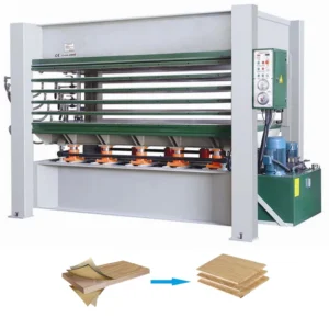 Woodworking Hot Press Machine Single Multi Layers Daylights Automatic Hydraulic Hot Press Machine for Wood Door Veneer Plywood