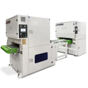 Woodworking Machinery Automatic Solid Wood MDF Calibration Top and Bottom Polishing Wide Belt Sanding Machine