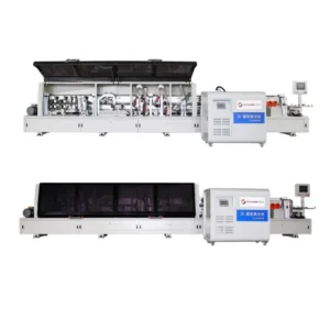Woodworking Machinery Panel Furniture Wardrobe Wood Door Plate Heat Transfer Automatic Edge Banding Machine