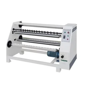 Woodworking Machinery Paper Veneer PET PVC Film Foil Slitting Machine for Profile Wrapping Machine