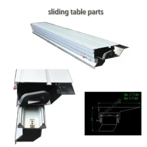 Woodworking Machinery Sliding Table Saw Spare Parts Steel Material 1 Year Warranty