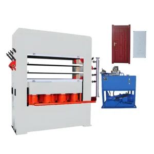 Woodworking Machinery Veneer Surface Wooden Plywood Furniture Door Flooring Hydraulic PLC Controlled Motor Hot Press Machine