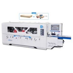 Woodworking Moulding Machine 4 Side Thicknesser Planer 4 Heads Four Side Planer Moulder for Solid Wood Processing