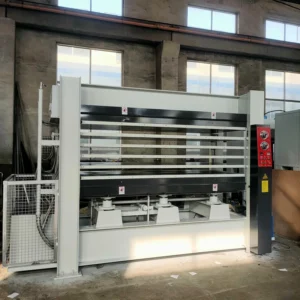 Woodworking Multi layer Hot Press Machine Motor Pump Intelligent Automatic Control for Cabinet Doors Decorative Panels