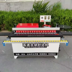 Woodworking PVC Straight Curve Automatic Bander Small Edge Banding Machine Trimming Full Auto Edgebander