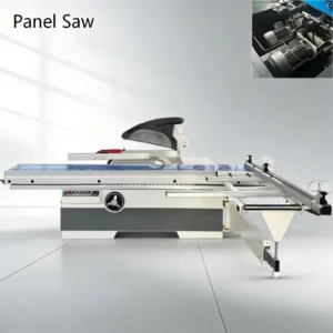 Woodworking Panel Saw Machine MDF Board Electric Lifting Sliding Table Panel Saw Machine Wood Cutting for Furniture