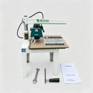 Woodworking Radial Arm Saw MJ640/MJ930 Rocker Arm Crosscut Saw for Panel & Timber Cutting