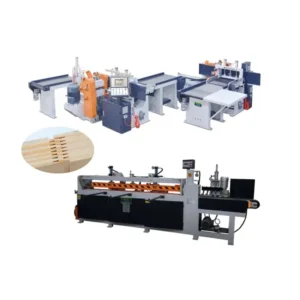 Woodworking Semi Automatic Joint Production Line Comb Tenoning Finger Joint Machine