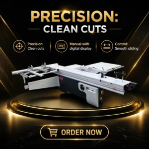 Woodworking Sliding Table Saw Factory Direct Sale Wood Cutting for Carpentry High efficiency Cutting at 90° and 45°