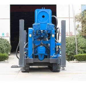 XJM 5 Diesel Powered Rotary Air Dual purpose Top Drive Soil Drilling Rig 240KN Lifting Force Crawler Mobility 75 220mm