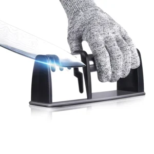YS YS-MDQ02 4-in-1 Multifunctional Knife Scissors Sharpener Stainless Steel Tungsten Steel Diamond Ceramic