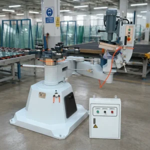 ZDYM1320 Easy to Operate Round Oval Shapes Machining Grinding Simple Special Glass Shape and Beveling Machine